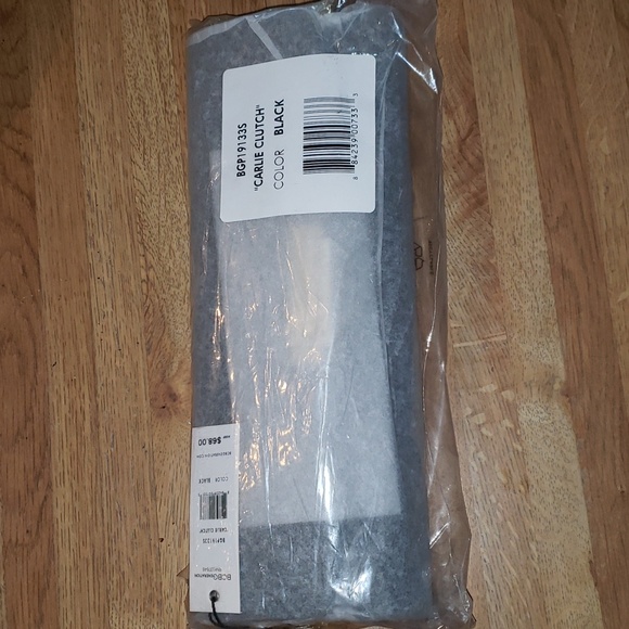 BCBG Generation Carlie Crossbody Clutch Black Print Nwt - Picture 5 of 8